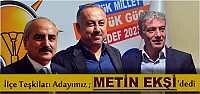 AK PARTİ İLÇE TEŞKİLATI ADAYI METİN EKŞİ