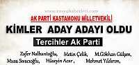 AK PARTİ KASTAMONU MİLLETVEKİLİ ADAY ADAYLARI