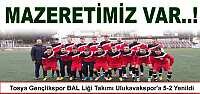 TOSYA GENÇLİKSPOR BAL LİĞİ TAKIMINA FARKLI YENİLDİ