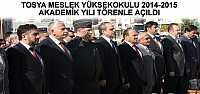 TOSYA MESLEK YÜKSEKOKULU 2014-2015 AKADEMİK YILI TÖRENLE AÇILDI