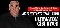 Tosya Muhtarlar Derneği Başkanından Şok Açıklama