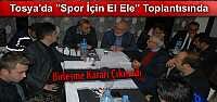 TOSYA, SPOR İÇİN ELE ELE VERDİ
