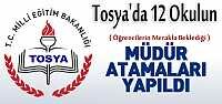 TOSYA'DA 12 OKULA MÜDÜR ATAMASI YAPILDI