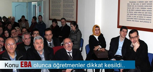 TOSYA’DA EĞİTİM BİLİŞİM AĞI SEMİNERİ DÜZENLENDİ