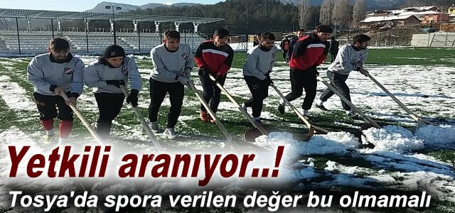 Tosyaspor Şampiyonluğa Kar Kürüyerek Hazırlanıyor