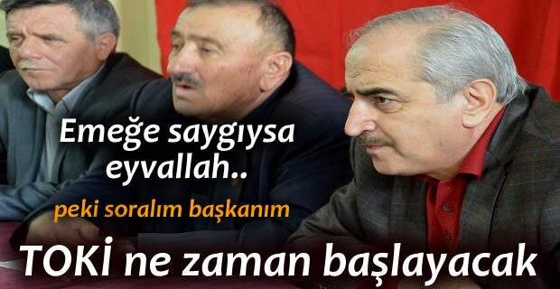 TOSYA TOKİ İNŞAATI BAŞLAMA TARİHİ BELLİ OLDU