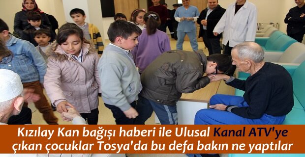 Fevzipaşa İlkokulu öğrencileri Tosya Huzurevini ziyaret etti