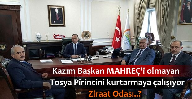 Kazım Şahin Tosya Pirinci ve Üreticisinin Sorunları için Bakanlıkta