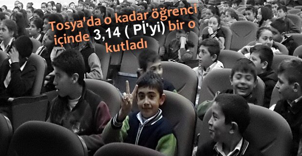 Tosya’da Pi günü kutlandı