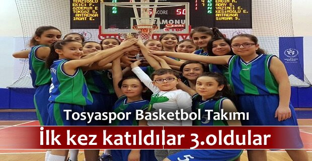 Tosyaspor Basketbol Takımı Kastamonu 3.sü Oldu