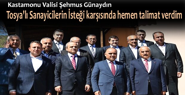 KASTAMONU VALİSİ TOSYA OSB’Yİ ZİYARET ETTİ