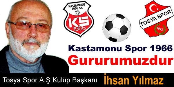 TOSYASPOR KULÜBÜ BAŞKANI İHSAN YILMAZ KUTLAMA MESAJI YAYINLADI