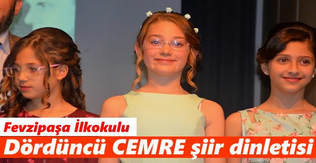 TOSYA FEVZİPAŞA İLKOKUL ŞİİR DİNLETİSİ PROGRAMI DÜZENLEDİ