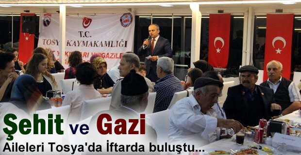 Kaymakamlıktan Gazi ve Şehit Ailelerine İftar Yemeği