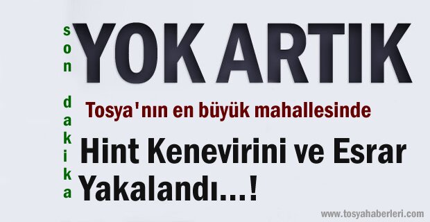 Tosya'da Uyuşturucu Operasyonu
