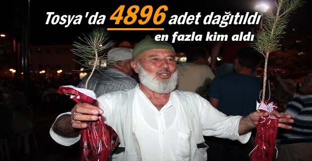 Tosya'da kaç adet dağıtıldığı açıklandı