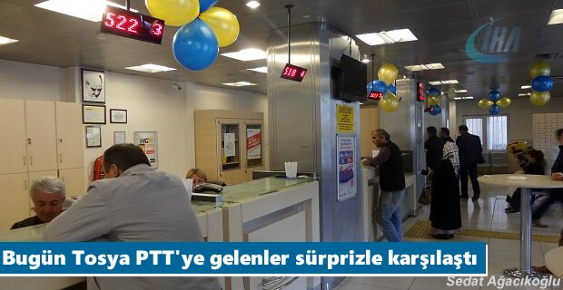 Tosya’da PTT'nin kuruluş yıl dönümü kutlandı