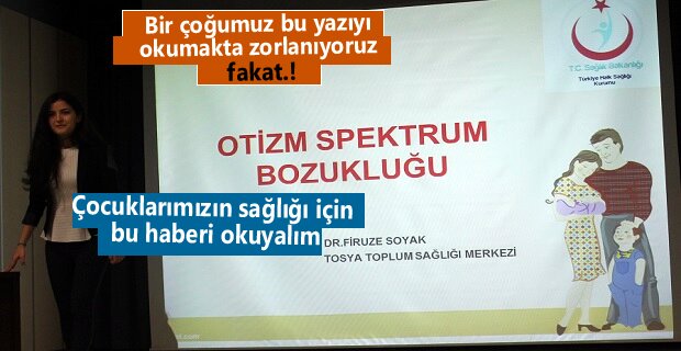Tosya Toplum Sağlığı Merkezinden Otizm Spektrum Bozukluğu Konferansı