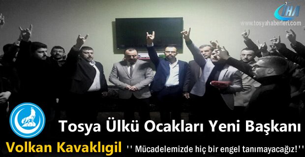 Tosya Ülkü Ocakları Başkanlığında Görev değişimi yapıldı