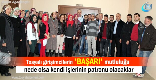 Tosya’da 60 Genç girişimci KOSGEB belgesini aldı