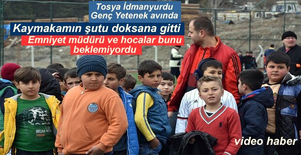 Tosya’da 300 öğrenci Futbol seçmelerine katıldı