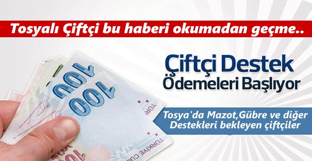 Tosyalı Çiftçiler bu haberi okumadan geçmeyin