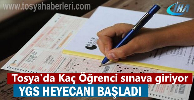Tosya'da Kaç Öğrenci YGS sınavına girecek