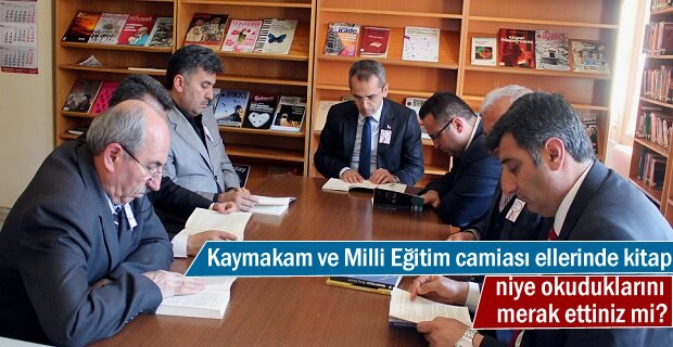 Tosya Kaymakamı ve Milli Eğitim Camiası 20 dakika kitap okudu