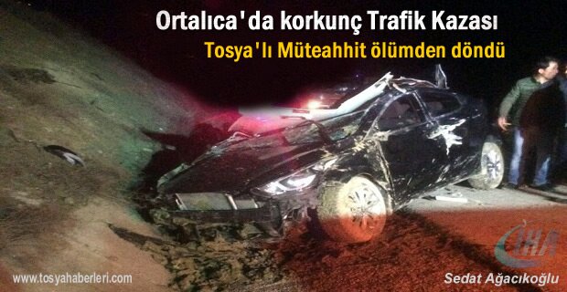 Tosyalı Müteahhit Trafik Kazasında Ölümden Döndü