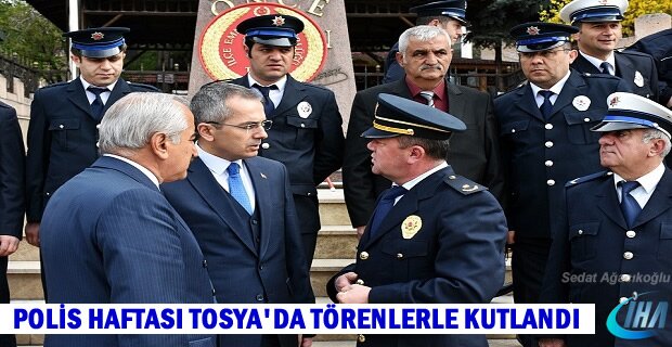 Tosya’da Polis Haftası Törenle Kutlandı
