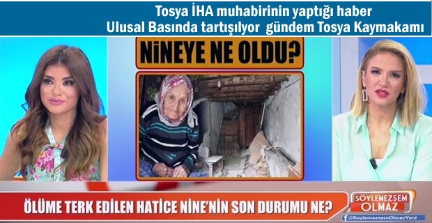 Beyaz TV de Tosyalı Hatice Nine Konuşuldu