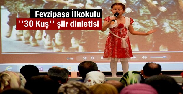 Fevzipaşa İlkokulu’ndan Şiir Dinletisi