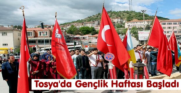 Tosya'da Gençlik Haftası Başladı