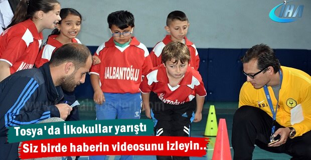 Tosya’da İlkokullar arası Fiziksel Etkinlik Oyunları yarışması yapıldı