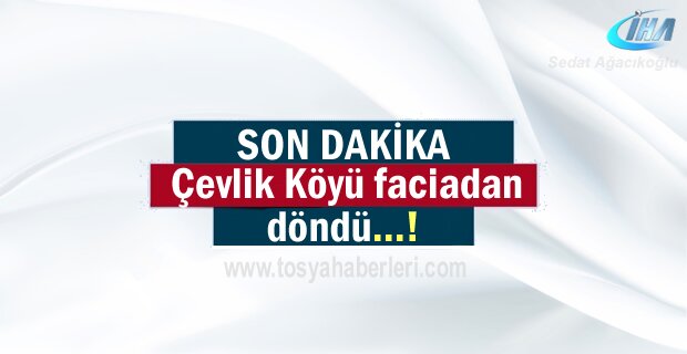 Çevlik Köyü yangın tehlikesi atlattı