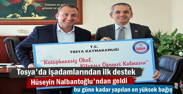 Sanayici ve İşadamı Hüseyin Nalbantoğlu'ndan Kitap Okuma kampanyasına Destek