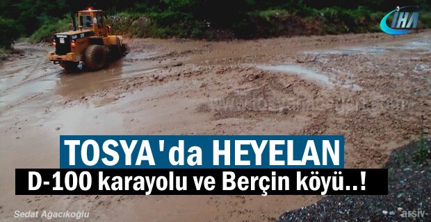Tosya'da Heyelan Meydana Geldi ( Son Dakika )