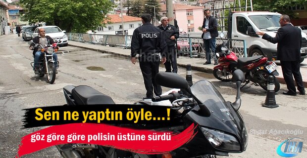 TOSYA'DA MOTOSİKLET SÜRÜCÜLERİ KURALLARA UYMAK ZORUNDA