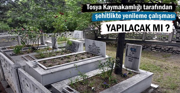 Tosya Şehitliği Yenilecek mi ?