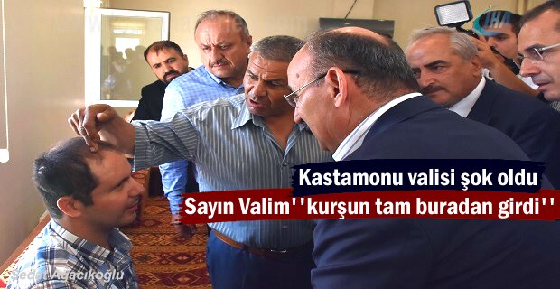 Vali Yaşar Karadeniz Gazi Fırat Zorba'yı ziyaret etti