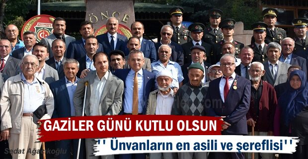 Tosya'da19 Eylül Gaziler Günü programı düzenlenen etkinliklerle kutlandı