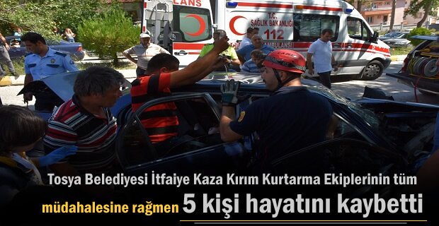 Tosya Kaza Kırım Kurtama 36 olaya müdahale etti.