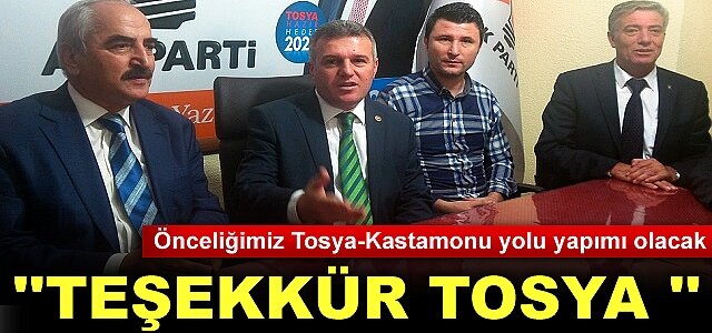 AK PARTİ MİLLETVEKİLİ METİN ÇELİK '' TEŞEKÜRLER TOSYA''