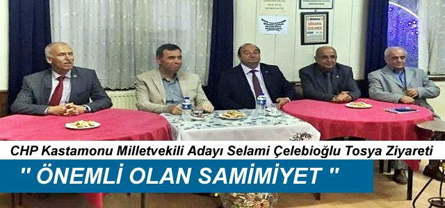 CHP MİLLETVEKİLİ ADAYLARI, TOSYA'YI ZİYARET ETTİ