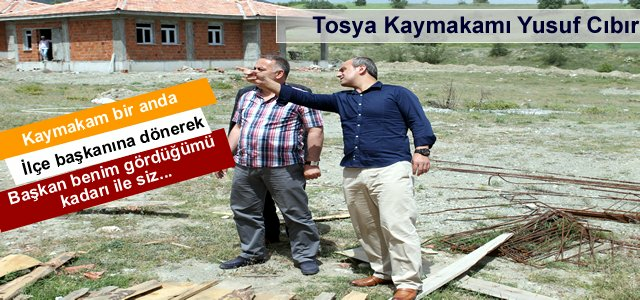KAYMAKAM AFET KONUTLARINDA İNCELEMELERDE BULUNDU