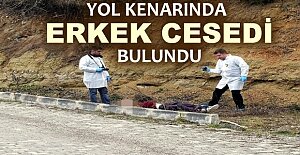 YOL KENARINDA ERKEK CESEDİ BULUNDU