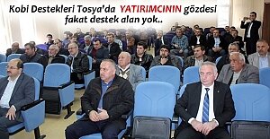 KOSGEB DESTEKLERİ TOSYA SANAYİCİ VE YATIRIMCILARA ANLATILDI