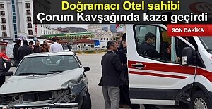TOSYA-ÇORUM KAVŞAĞINDA TRAFİK KAZASI...