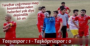 TOSYASPOR : 1 - TAŞKÖPRÜSPOR : 0