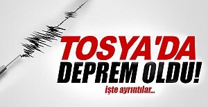 TOSYA#039;DA DEPREM MEYDANA GELDİ